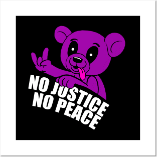 no justice no peace Posters and Art